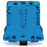 2-conductor through terminal block 95 mm² lateral marker slots blue