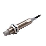 Proximity sensor, inductive, nickel-brass, long body, M12, unshielded, E2EN0823D