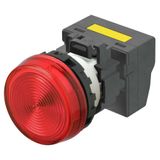 M22N Indicator, Plastic flat, Red, Red, 220/230/240 V AC, push-in term A2265005G