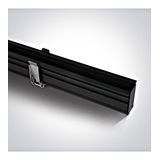 1m recessed magnetic profile, 48V, series VIGO MIDI, black