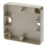 Surface-mtd housing flat, surface-mtd, white