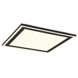 Carus LED ceiling lamp 43x43 cm matt black