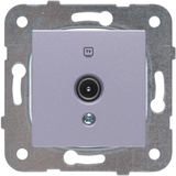 Karre Plus-Arkedia Silver TV Socket Unresisting