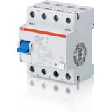 F204 B-125/0.03-L Residual Current Circuit Breaker 4P B type 30 mA