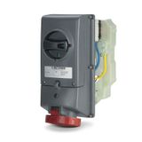 INTERLOCK.SOCKET 3P+N+E IP66/IP67 16A 2h