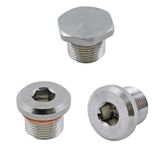 Ex sealing plugs (metal), 2" NPT, 21.5 mm, Brass, nickel-plated