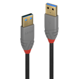 1m USB 3.2 Type A Cable, 5Gbps, Anthra Line USB Type A Male to A Male