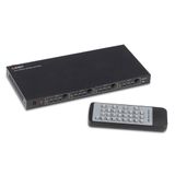 4x4 HDMI 4K30 Matrix Switch between 4 4K UHD inputs sources and 4 4K UHD displays