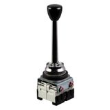 Complete joystick controller - Ø30 - 2 richtingen - 1 C/O per richting