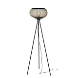 Lucide LUCAS - Floor lamp - Ø 40 cm - 1xE27 - Matt Gold / Brass