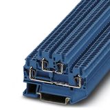 Double-level terminal block STTB 1,5 BU