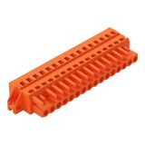 1-conductor female connector CAGE CLAMP® 2.5 mm² orange