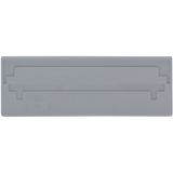 Separator plate 2 mm thick oversized gray