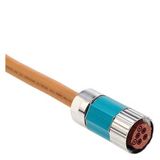 power cable pre-assembled Extension type: 6FX7002-5EB18 4x 2.5+(4x 0.5) C,