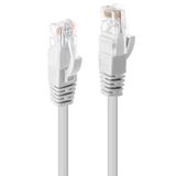 5m Cat.6 U/UTP Network Cable, White RJ45, M/M, 250MHz, Copper