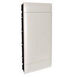3X12M FLUSH CABINET WHITE DOOR EARTH + X NEUTRAL TERMINAL BLOCK FOR DRY WALL