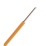 PVC Insulated Wires H05V-U 1mmý orange (solid bare)