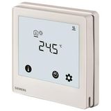 RDD810 - Flush mount touch screen room thermostat for heating (SPDT) with 2x universal input, fit for both round and square conduit boxes