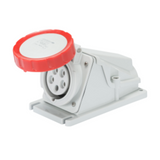 90° ANGLED SURFACE-MOUNTING SOCKET-OUTLET - IP67 - 3P+N+E 32A 380-415V 50/60HZ - RED - 6H - SCREW WIRING