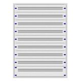 Multi-module distribution board 4M-28L, H:1335 W:980 D:200mm