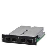 Media Module for RUGGEDCOM RST2000 series, 4 x SFP-slot with Conformal  6GK6297-2SA00-4AA1