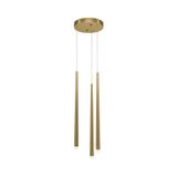 Modern Cascade Pendant lamp Brass