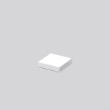 Replacement cover, plastic glass L 226 B 226 H 50 colour: white