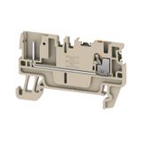 Feed-through terminal block, PUSH IN, 1.5 mm², 500 V, 17.5 A, Number o