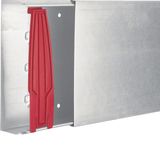 Trunking LFS made of steel 60x200mm in pure white