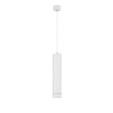 Sandy White Aluminium & Acrylic LED GU10 1x10 Watt IP20 220-240 Volt Bulb Excluded D: 6 H 1: 30 H 2: 150 cm