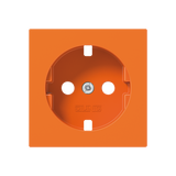 Abdeckung für SCHUKO® Steckdosen, Thermoplast, Serie A, orange (für ZSV)