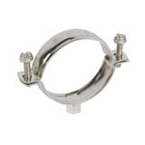 Stainless steel collar IK10 Ø63mm for rigid conduit Ø16mm to Ø32mm