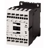 Contactor relay, 24 V 50/60 Hz, 3 N/O, 1 NC, Spring-loaded terminals, AC operation