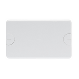 BLANK PLATE FOR RETTANGOLARI FLUSH-MOUNTING BOXES - 4 GANG - WITH SCREW - TONER BLACK