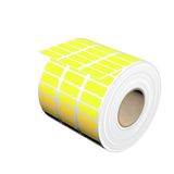 Device marking, Self-adhesive, halogen-free, 26 mm, Polyester, yellow