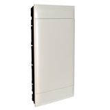 LEGRAND 4X12M FLUSH CABINET WHITE DOOR EARTH TERMINAL BLOCK FOR MASONRY WALL