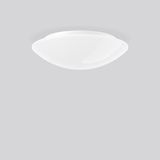 Flat Basic, white, on/off Ceiling and wall luminaires, D 500 H 150, Op