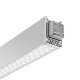 LINEDO, 40 W, 6750 lm, 840, aluminium, on/off Continuous line luminair