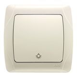 Carmen Beige (Quick Connection) Light Switch