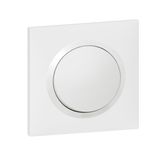 Switch or two-way switch dooxie one 10AX 250V~ delivered with white square plate and claws