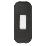 Rocker switch for lamp - illuminated - bipolar - blister pack - black