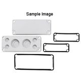 Gland plate set size 2, blind gland plate