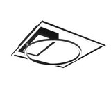 Downey LED ceiling lamp matt black