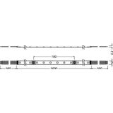 LED STRIP PERFORMANCE-1000 RGBW -1000/RGBW/865/5