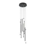 Modern Light stick Pendant lamp Black