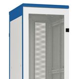 Door metal perforated 80% DS/DSZ/DSS(IP20) 42U,W=800,RAL7035