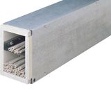 fire-protection trunking smokeproof I90 FWK 30 50x60mm L=1, 5m galvani
