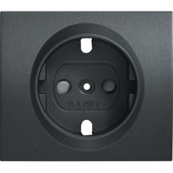 Thea Blu Accessory Black Earthed Socket Child Protection