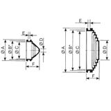 ADJUST. MEMBRANE GLAND 43X3MM