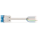 pre-assembled interconnecting cable;Eca;Socket/plug;blue